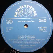 LP - Pavel Josef Vejvanovský , Miroslav Kejmar , Zdeněk Šedivý , Prague Chamber Orchestra / Libor Pešek - Sonatas