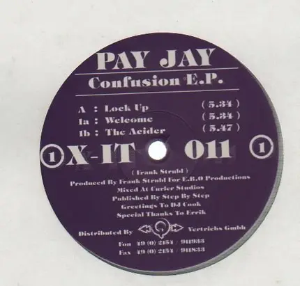 Pay Jay - Confusion E.P.