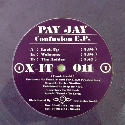 Pay Jay - Confusion E.P.