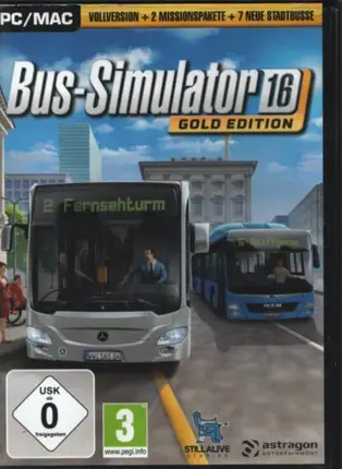 PC / MAC DVD-ROM - Bus-Simulator 16 - Gold Edition
