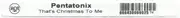 CD - Pentatonix - That's Christmas To Me