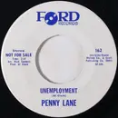 7inch Vinyl Single - Penny Lane - Unemployment - Promo