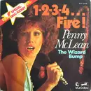 7inch Vinyl Single - Penny McLean - 1-2-3-4... Fire! / The Wizard Bump
