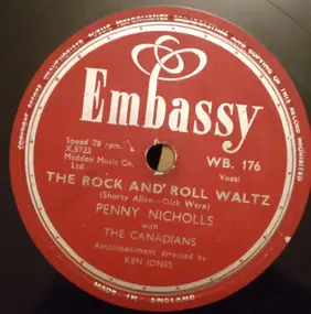 Penny Nicholls With The Canadians - The Rock And Roll Waltz / You Can't Chop Your Poppa Up In Massachusetts