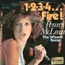 7'' - Penny McLean - 1-2-3-4... Fire! / The Wizard Bump