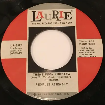 Peoples Assembly - Theme From Kumbaya / Kumbaya (Come Back Lord)
