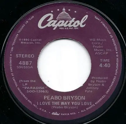 Peabo Bryson - I Love The Way You Love