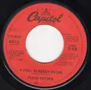 7inch Vinyl Single - Peabo Bryson - Feel The Fire / A Fool Already Knows