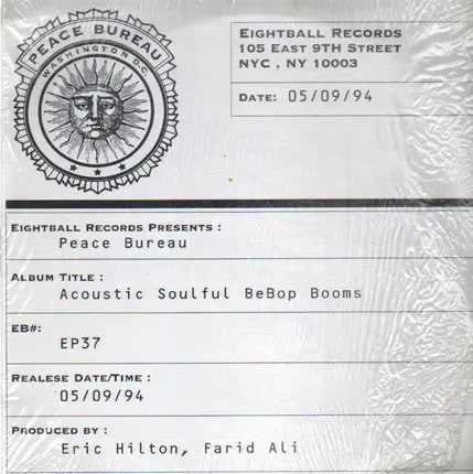 Peace Bureau - Acoustic Soulful Bebop Booms