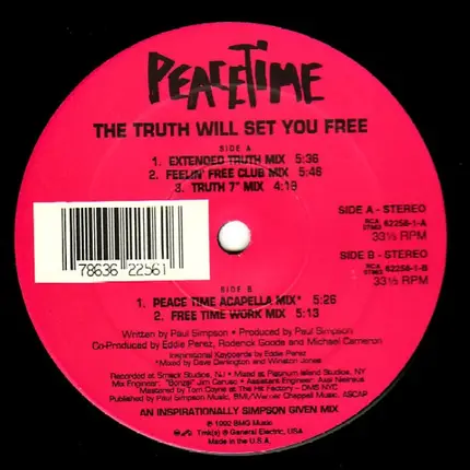 Peacetime - The Truth Will Set You Free