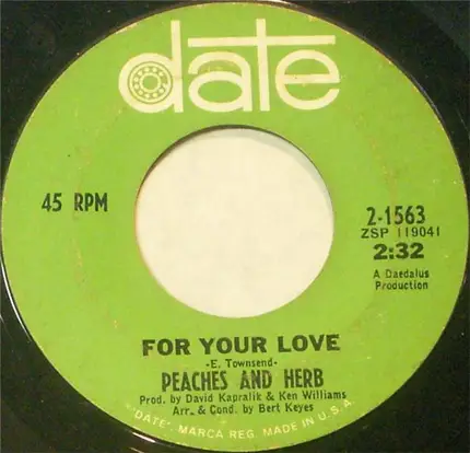 Peaches & Herb - For Your Love
