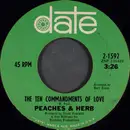 7inch Vinyl Single - Peaches & Herb - The Ten Commandments Of Love