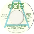 7inch Vinyl Single - Peaches & Herb - Darling, How Long / Cupid / Venus