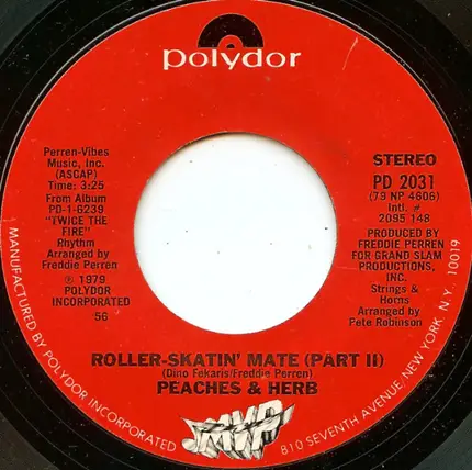 Peaches & Herb - Roller-Skatin' Mate