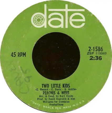 Peaches & Herb - Two Little Kids