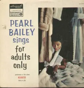 Pearl Bailey - sings for adults only