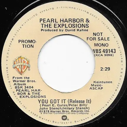 Pearl Harbor And The Explosions - You Got It (Release It)