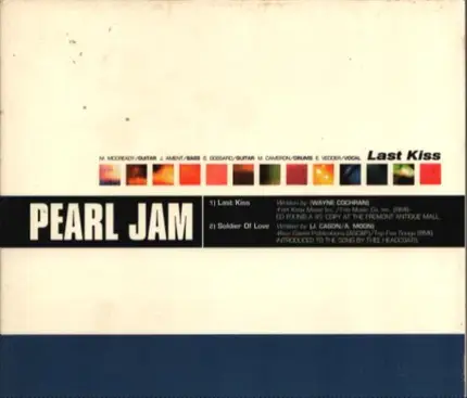 Pearl Jam - Last Kiss