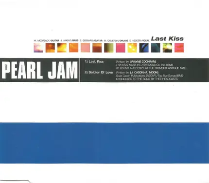 Pearl Jam - Last Kiss