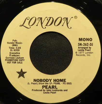 Pearl - Nobody Home