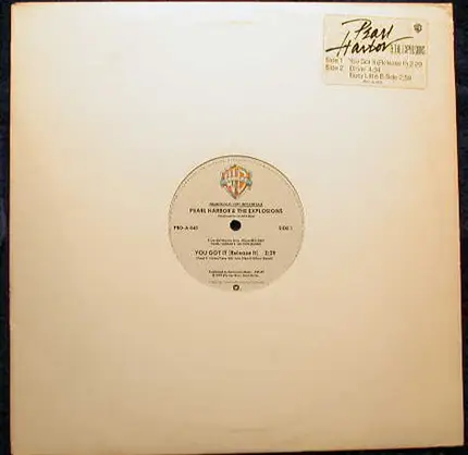 Pearl Harbor & The Explosions, Pearl Harbor And The Explosions - You Got It (Release It)