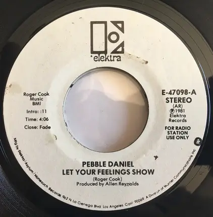 Pebble Daniel - Let Your Feelings Show