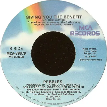 Pebbles - Giving You The Benefit