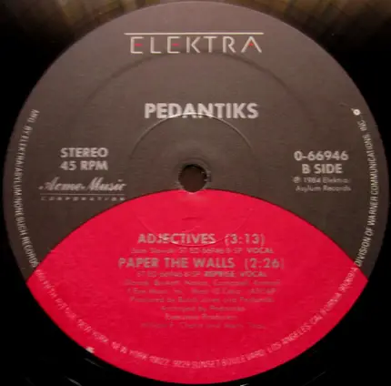 Pedantiks - Paper The Walls