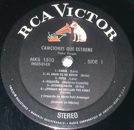 Pedro Vargas - Canciones Que Estrené