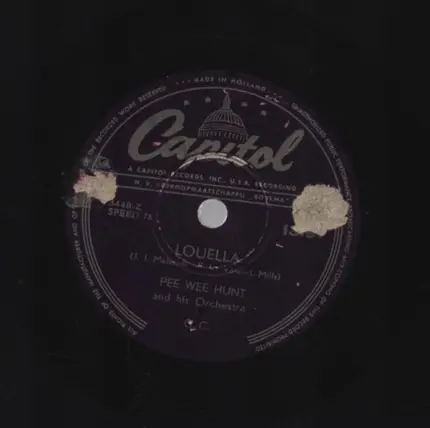 Pee Wee Hunt And His Orchestra - Louella / Copenhagen