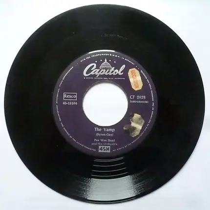 Pee Wee Hunt And His Orchestra - So Blue / The Vamp