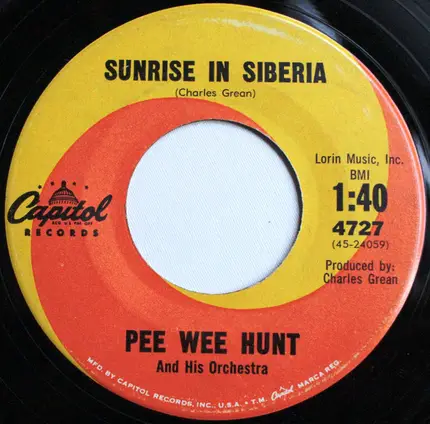 Pee Wee Hunt And His Orchestra - Twelfth Street Twist / Sunrise In Siberia