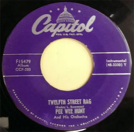 Pee Wee Hunt - Straight From Dixie!