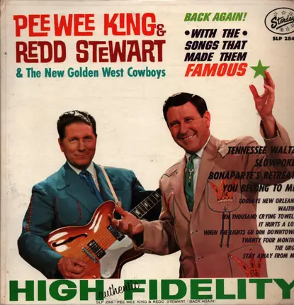 Pee Wee King & Redd Stewart & Golden West Cowboys - Back Again