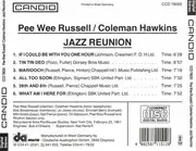 CD - Pee Wee Russell / Coleman Hawkins - Jazz Reunion