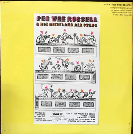 Pee Wee Russell - Pee Wee Russell & His Dixieland All Stars