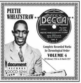 Peetie Wheatstraw - The Devil's Son-In-Law: Complete Recorded Works In Chronological Order, Volume 4 (20 February 1936