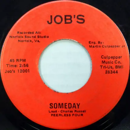 Peerless Four - Peace In The Valley / Someday