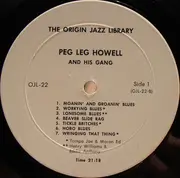 LP - Peg Leg Howell - Peg Leg Howell And His Gang (1927-1930) - Mono