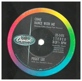 Peggy Lee - Come Dance With Me