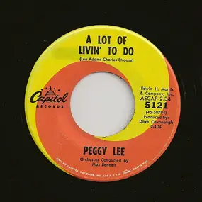 Peggy Lee - A Lot Of Livin` To Do