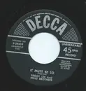 7inch Vinyl Single - Peggy Lee And The Mills Brothers - It Must Be So / Straight Ahead