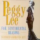 CD - Peggy Lee - For Sentimental Reasons