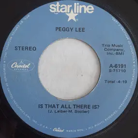 Peggy Lee - Is That All There Is? / I'm A Woman