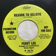 Peggy Lee - Reason To Believe