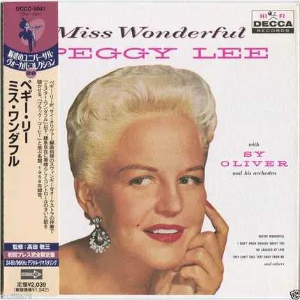Peggy Lee With Sy Oliver And His Orchestra - Miss Wonderful
