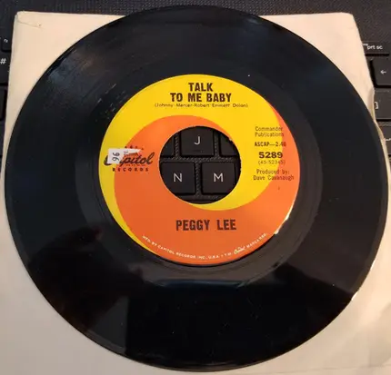 Peggy Lee - After You've Gone / Talk To Me Baby