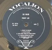 LP - Peggy Lee - So Blue - Mono