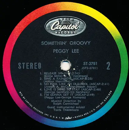 Peggy Lee - Somethin' Groovy
