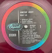 LP - Peggy Lee - Somethin' Groovy - Red
